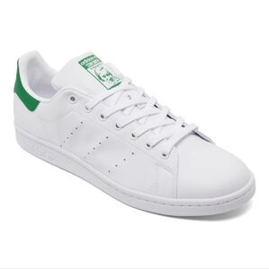 Adidas Stan Smith Men's White/Green Leather Sneakers